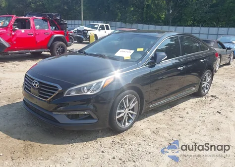 2015 Hyundai Sonata Sport 2.0T из США, поврежденный, VIN 5NPE34AB5FH071212